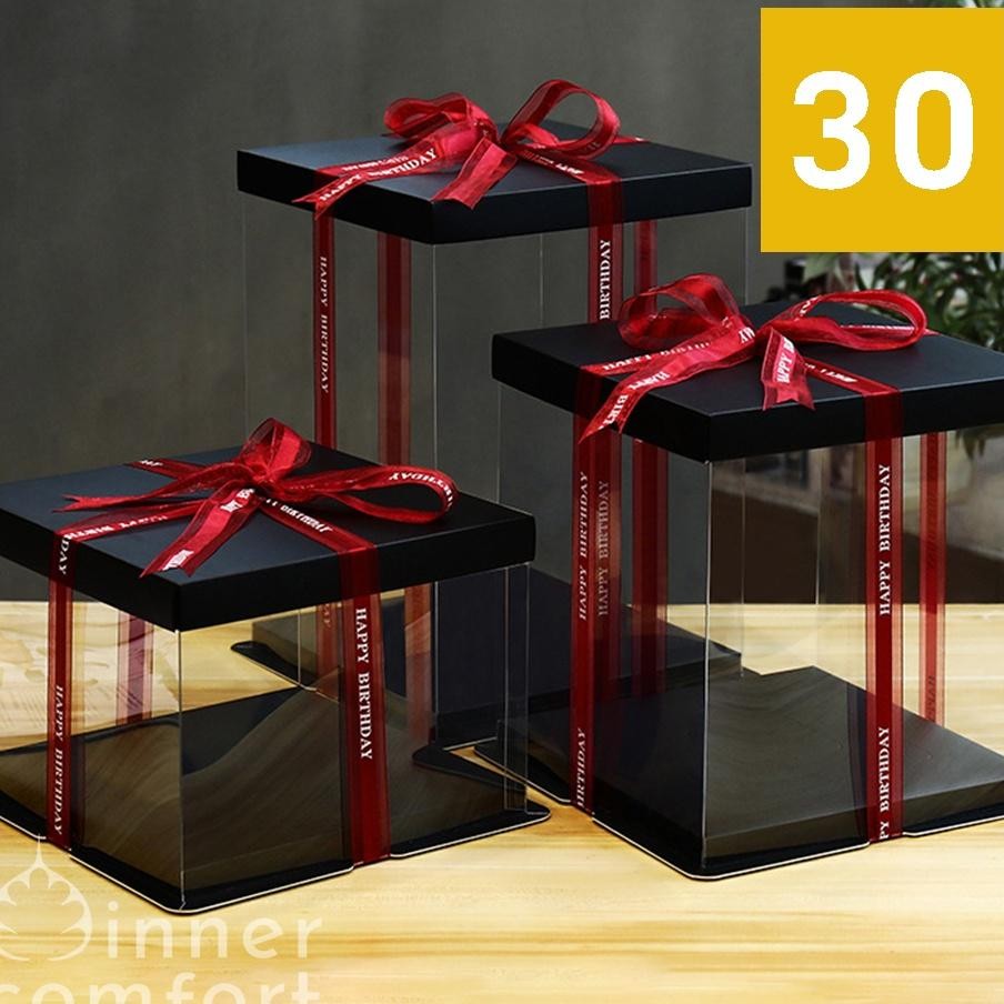

Ota Ue Giftbo Quare Egi Empat Tranparan A Bening 30 Cm