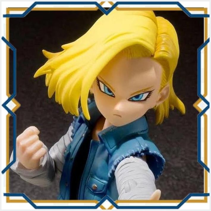 SHF FIGUARTS DRAGON BALL Z CELL SAGA HUMANOID ANDROID 18 FIGURE