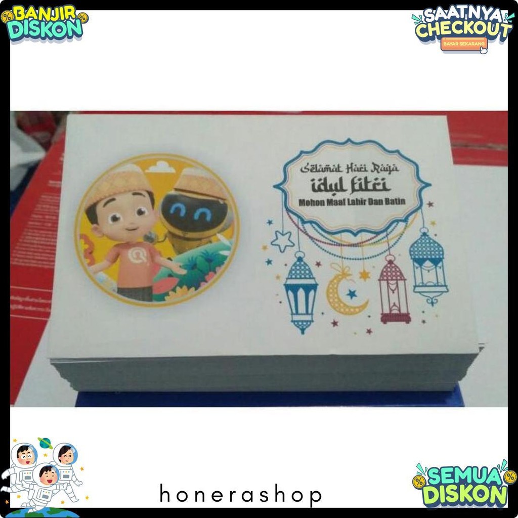 

100 Pcs Amplop Lebaran Custom Terlengkap Dan Termurah