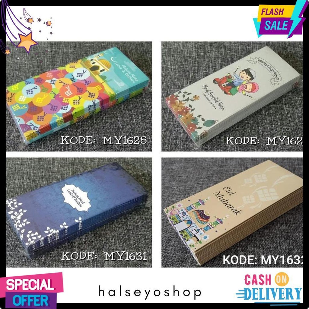

Amplop Lebaran - Angpao Lebaran Eklusive Kode My1625 Diskon