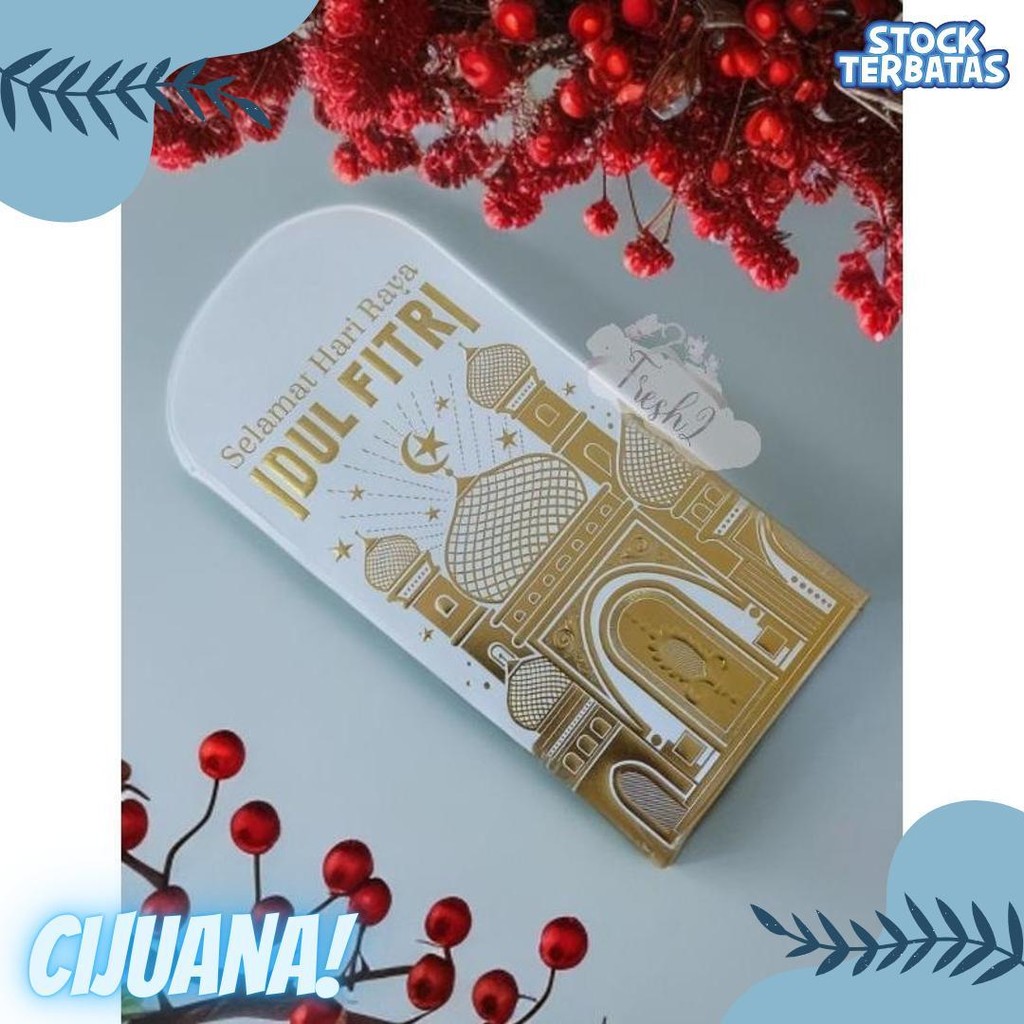 

Angpao Lebaran Hologram Emas / Amplop Idul Fitri Motif Mewah Diskon