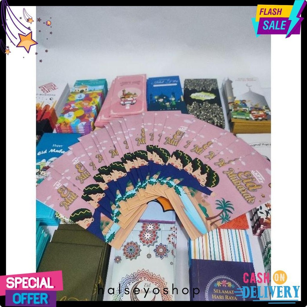 

Amplop Exclusive Spesial Lebaran, Amplop Lebaran, Amplop Gift,Ampau Lebaran Berkualitas Elegan Mewah Diskon Setengah Harga