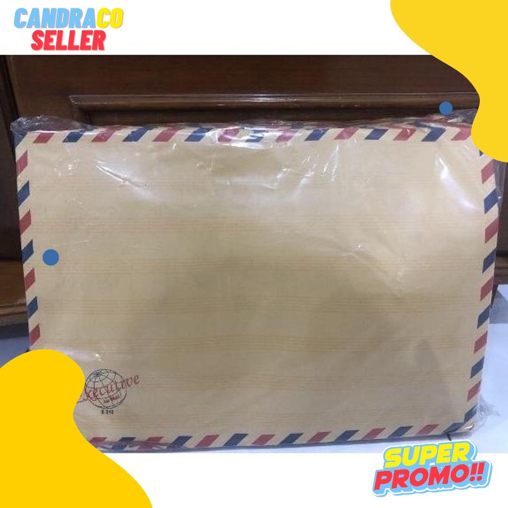 

[50 Pcs] Amplop Coklat Folio Tali Airmail 310 Executive Terlaris! Produk Ini Banyak Dicari