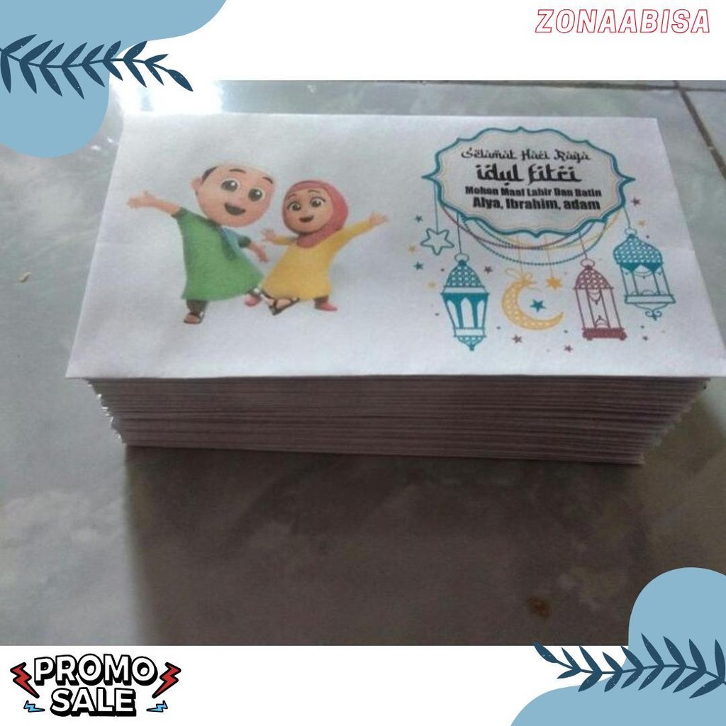 

100 Pcs Amplop Lebaran Custom Flash Sale! Diskon Hingga 70%