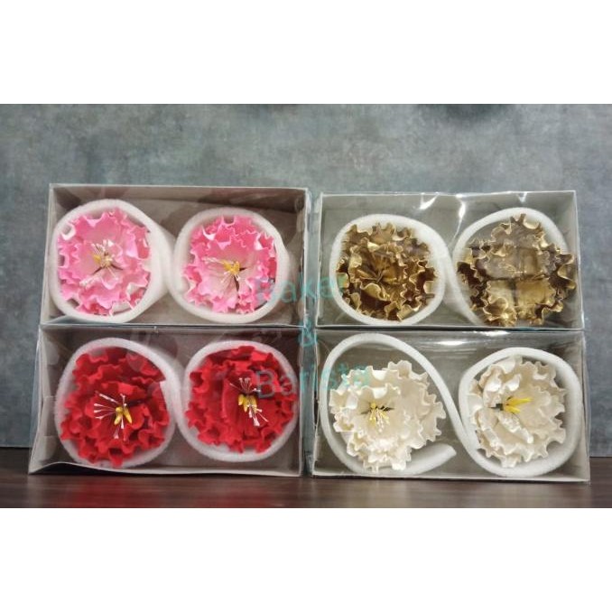 

'+'+'+'+] Gumpaste Peony Kembang / 2pcs / Gumpaste / Hiasan Kue dan cake