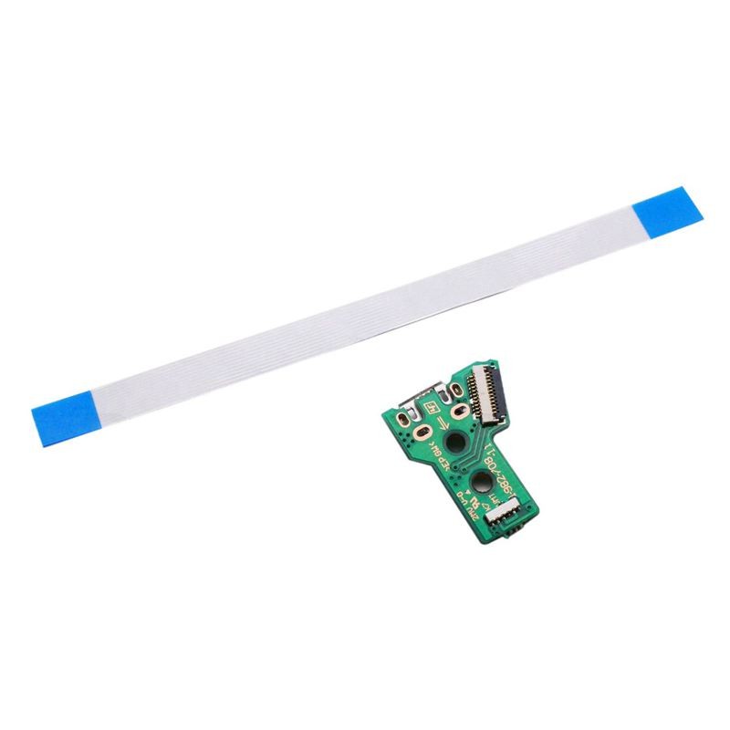 SALE For SONY PS4 Controller USB Charging Port Socket Board JDS-055 5TH V5 12 pin cable Games Access