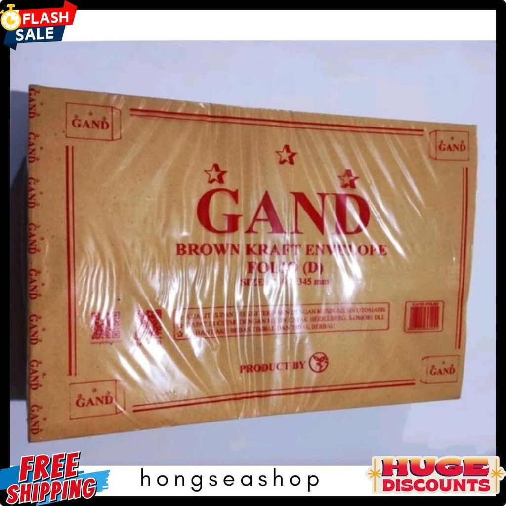 

Amplop Coklat Folio F4 24 Cm X 34.5 Cm Isi 100 Lembar Terlaris! Produk Ini Banyak Dicari