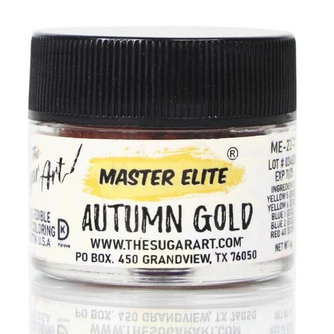 

siap kirim] 4 Gr Autumn Gold Master Elite Sugar Art Pewarna Makanan