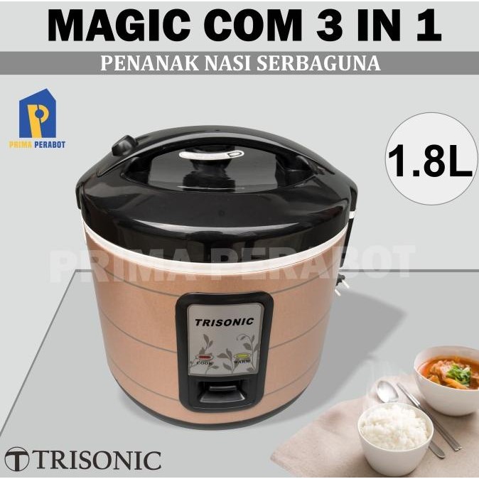 Magic Com| Penanak Nasi | Rice Cooker 1.8 L Trisonic