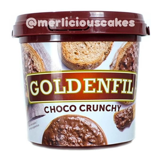 

@@@@] Goldenfil Choco Crunchy 1 Kg Ovomaltine Selai Roti Filling Donat Kue