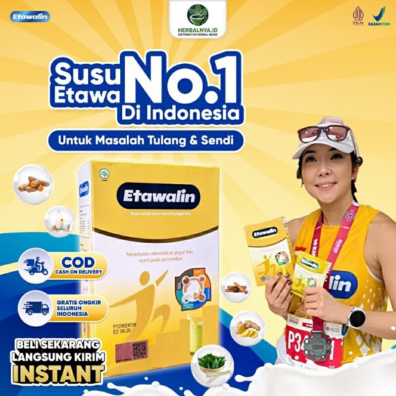 

Etawalin Susu Kambing Menjaga Kesehatan Tulang Jangka Panjang Pada Pria Wanita Original Bpom Halal