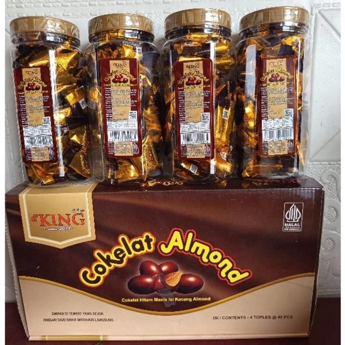 

Terbatas Almond coklat almond d'KING 1 pak 4 toples makanan jajan lebaran Hadiah Idul Fitri - Kotak Hadiah Cokelat Lebaran!
