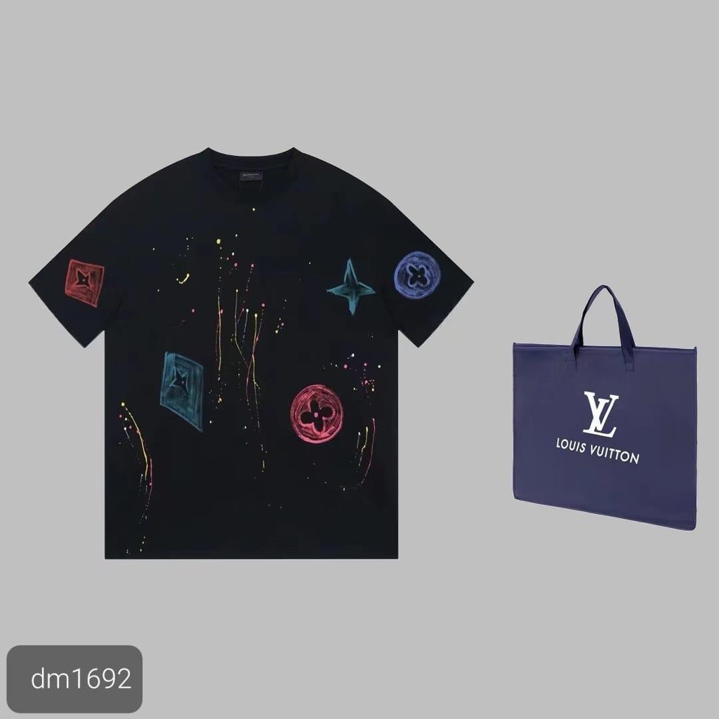 TSHIRT BAJU KAOS DISTRO PRIA LAKI HITAM LV MOTIF KEREN KEKINIAN REGULER SIZE TERBARU COTTON IMPORT