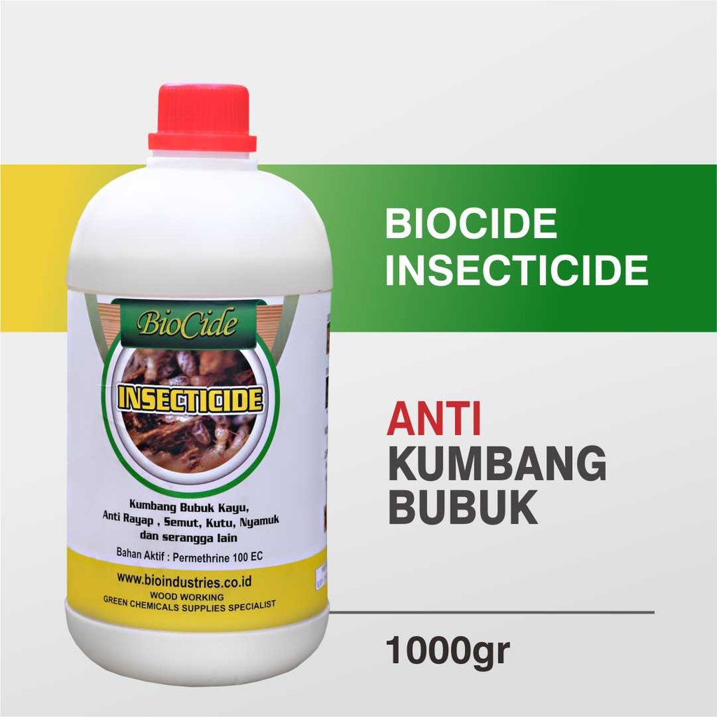 Pengawet Kayu Anti Rayap, Kumbang dan Serangga - Biocide Insecticide 1 kg
