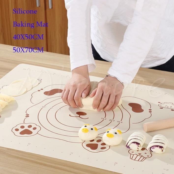 .More Ala Adonan Baing Mat Ilion Bear Cream 4050Cm5070Cm Ala Rolling Ue Untu Fondant Ue Patry Ilicon