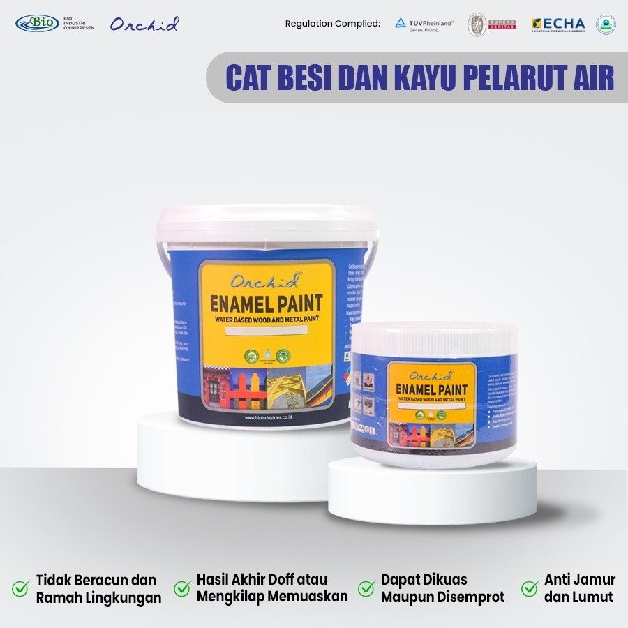 Cat Kayu dan Besi Waterbased - Orchid Enamel Paint