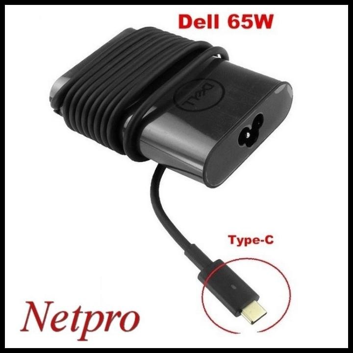 Adaptor Charger Dell Xps 13 9360 9365 9350 9365 Series 65W Type-C -Np