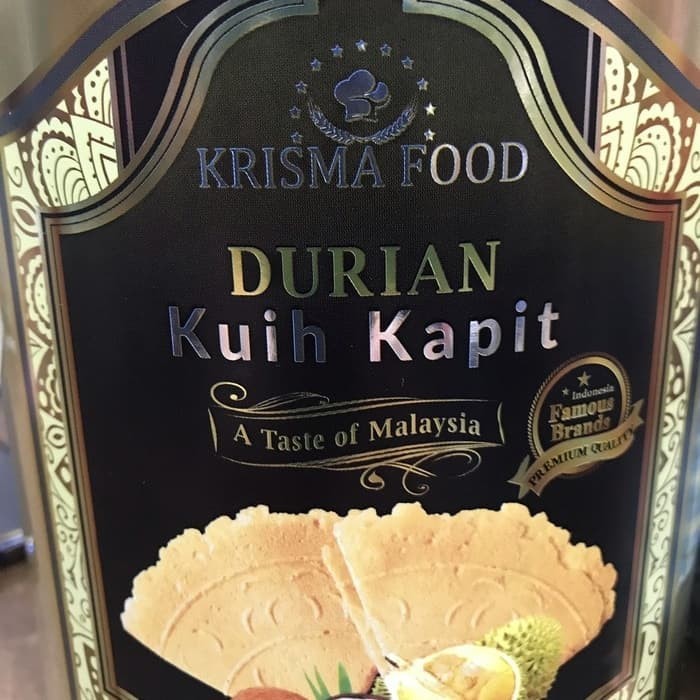 

KUIH KAPIT SEMPRONG SINGAPORE RASA DURIAN KUE KERING LEMPIT LEBARAN