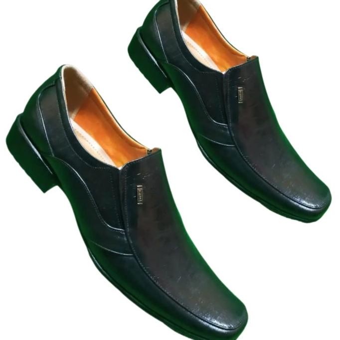 Sepatu Pantofel Pria Kulit Asli SIZE JUMBO Anti Slip 44 45 46 Terlaris