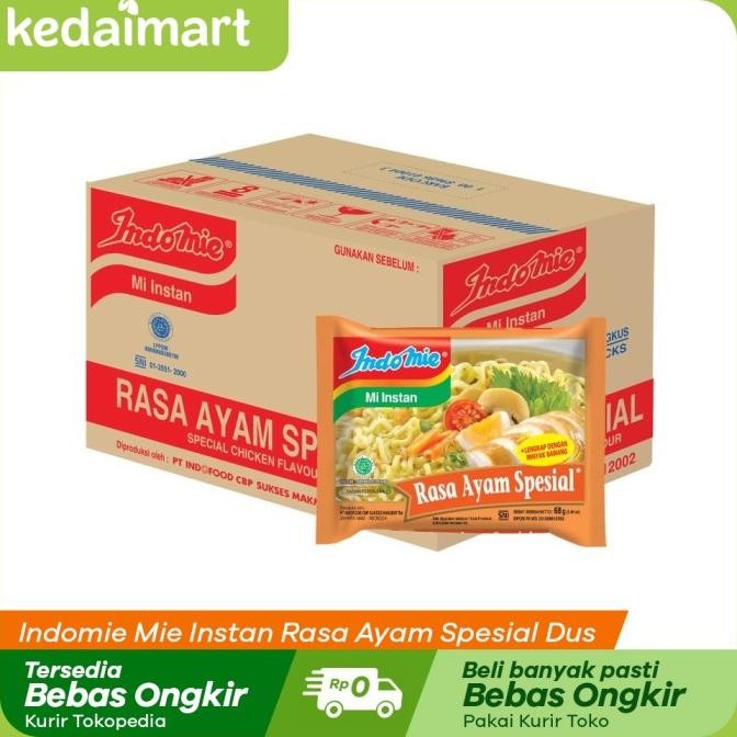 

Indomie Mie Instan Rasa Ayam Spesial Dus