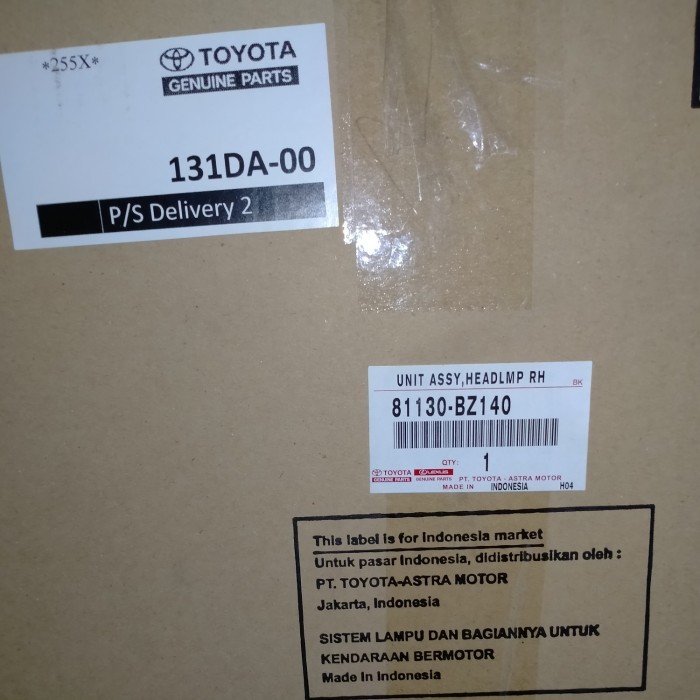 Headlamp Lampu Depan Kanan All New Avanza Xenia 2012 2013 2014 2015