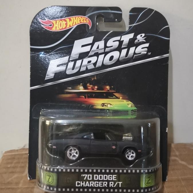 HEMAT HOT WHEELS RETRO ENTERTAINMENT 70 DODGE CHARGER FNF FAST AND FURIOUS DOM