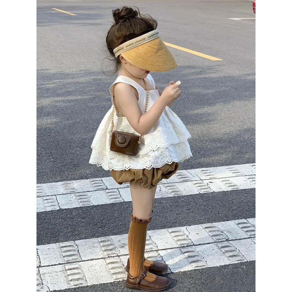 【2052Koleksi Orang】Tas Rantai mini Tas Kecil untuk Gadis Fashion Mini Tas Selempang Tas Pinggang Tas