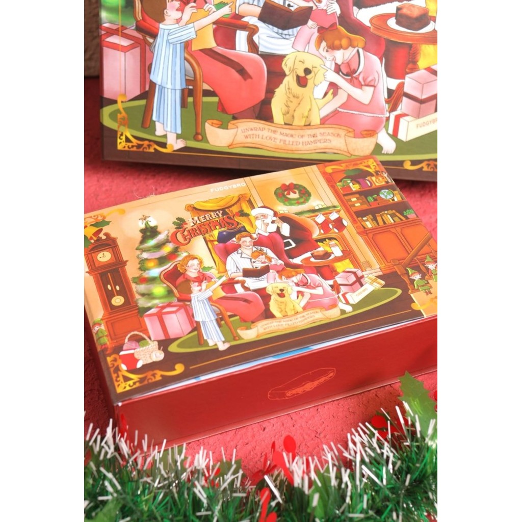 

FUDGYBRO SMALL BOX CHRISTMAS 2024- FUDGY BROWNIE HAMPERS SAMEDAY/INSTAN