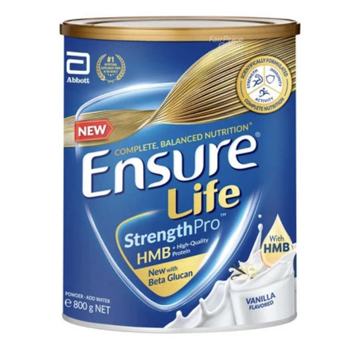 

Ensure Milk Powder Life HMB Vanilla Less Sweet 850g - Singapore