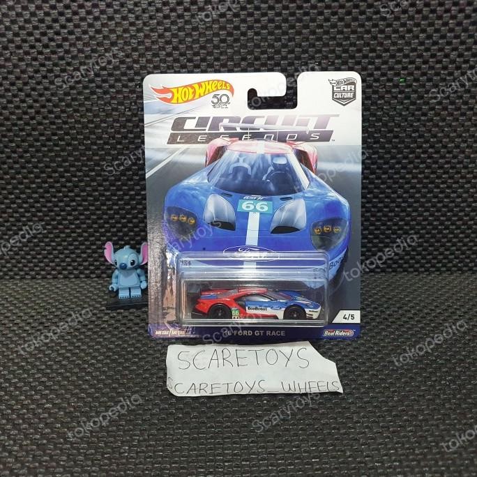 HIGH QUALITY HOT WHEELS 16 FORD GT RACE CIRCUIT LEGENDS