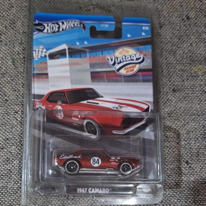 HEMAT HOTWHEELS 1967 CAMARO VINTAGE RACING CHASE CAR FREE PROTECTOR