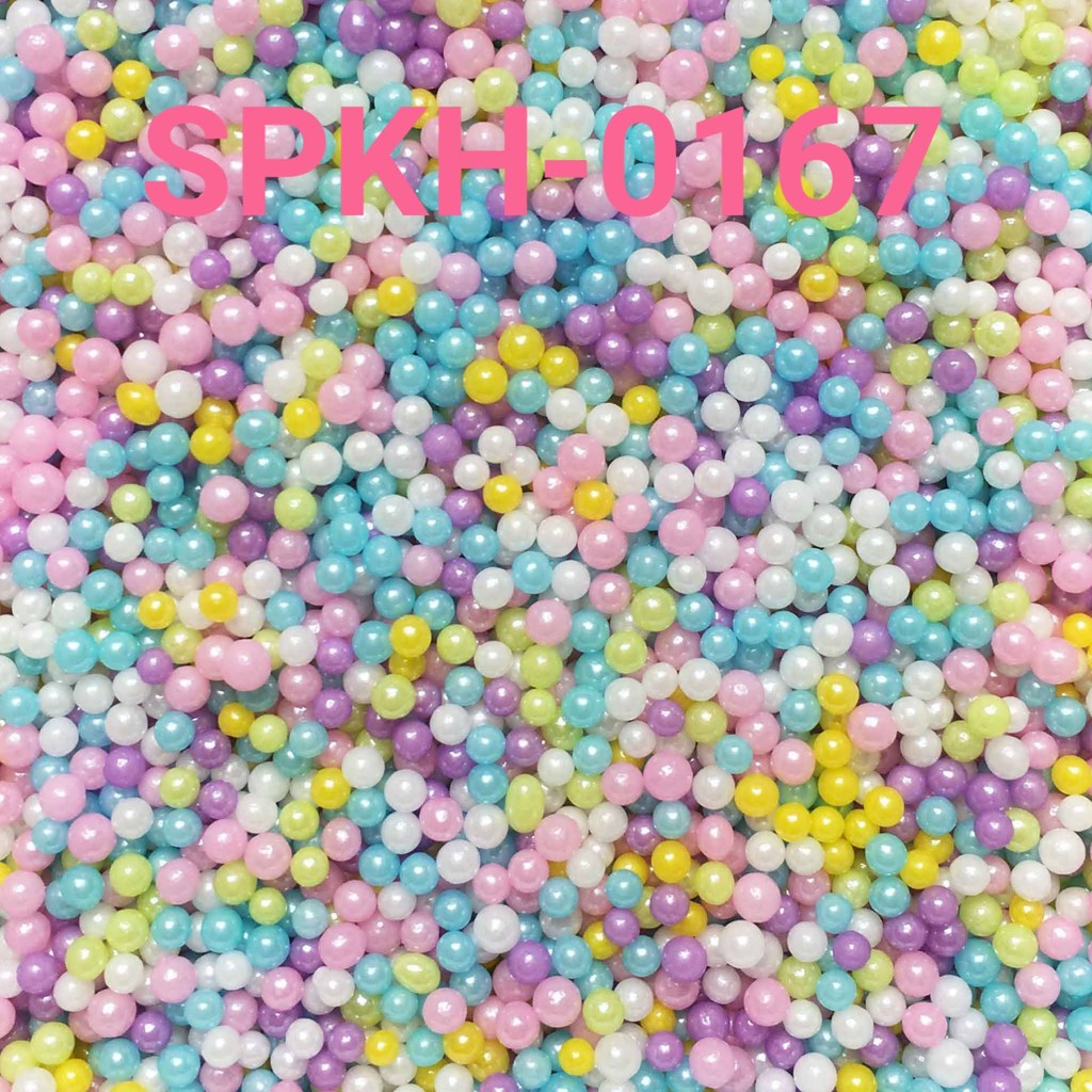 

SPKH-0167 Sprinkles sprinkle sprinkel 500gr mutiara warna pastel (SPRINKLES)