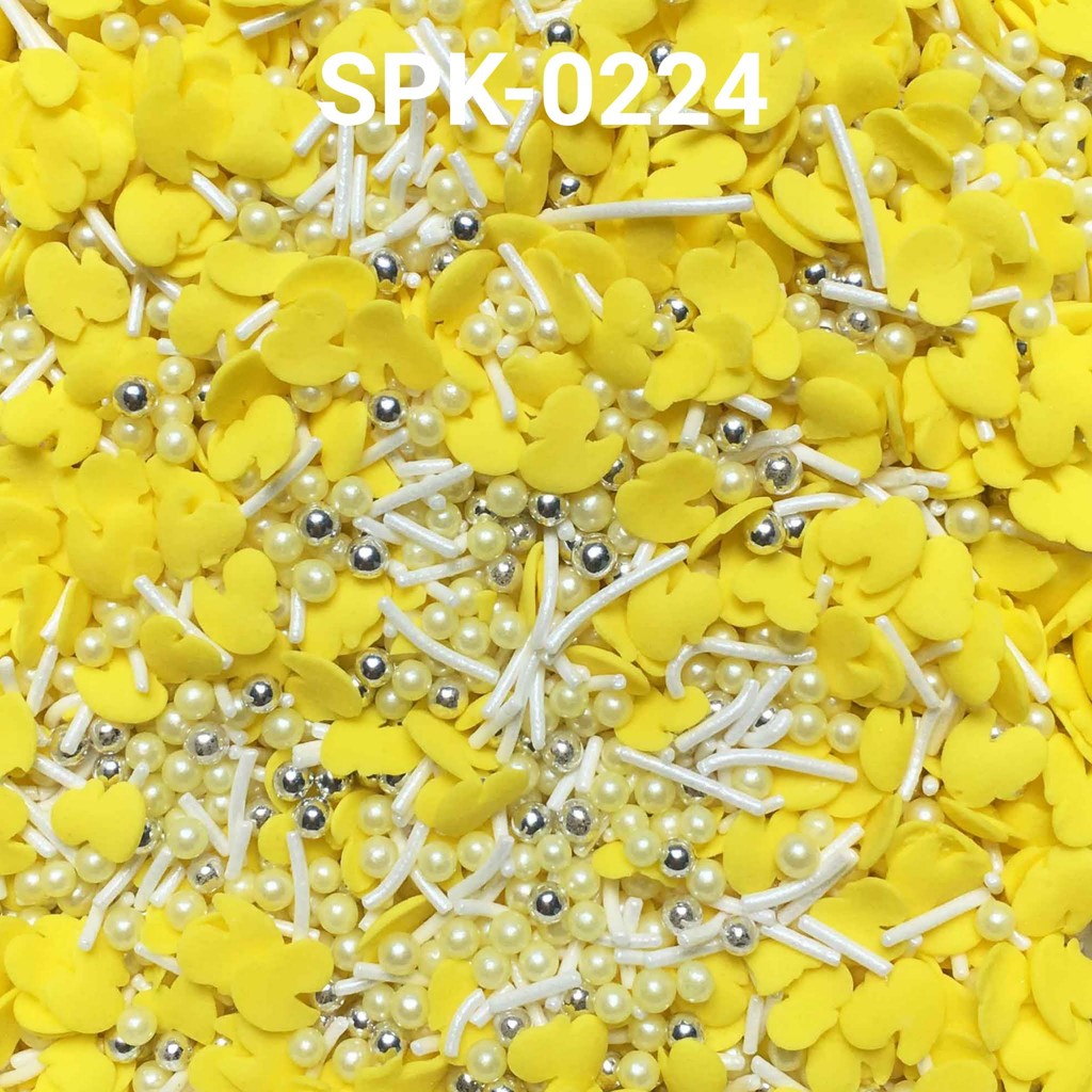 

SPK-0224 Sprinkles sprinkle sprinkel 1kg 1 kg mutiara mix bebek kuning (SPRINKLES)