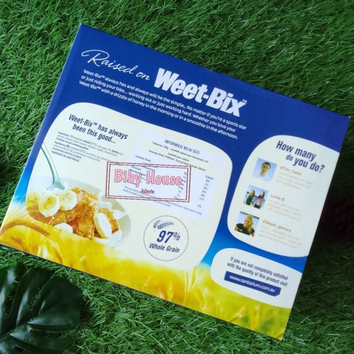 

WEET BIX CEREAL / SEREAL OAT WEETBIX SANITARIUM 750 GR HALAL