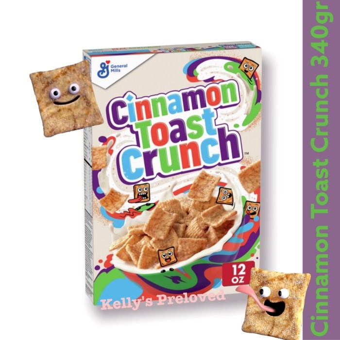 

CINNAMON TOAST CRUNCH CEREAL 12 OZ 340 GR GENERAL MILLS USA