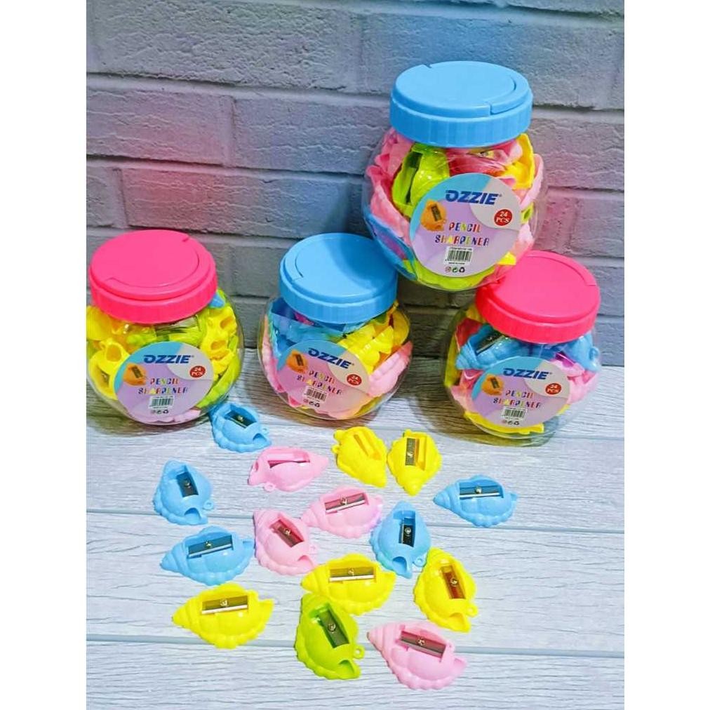 

Terlaris ( 24 Pcs ) Serutan Ongotan Rautan Pensil Toples Motif Karakter Lucu
