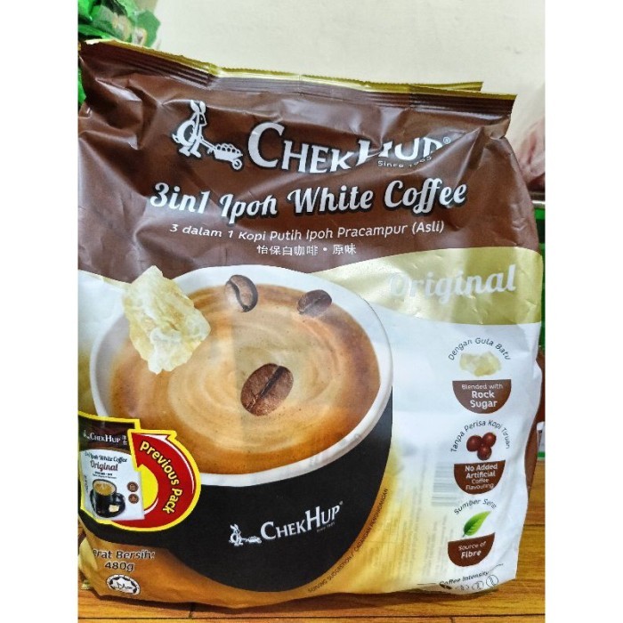 

CHEK HUP 3IN1 IPOH WHITE COFFEE/KOPI CHECK HUP 3IN1 BPOM