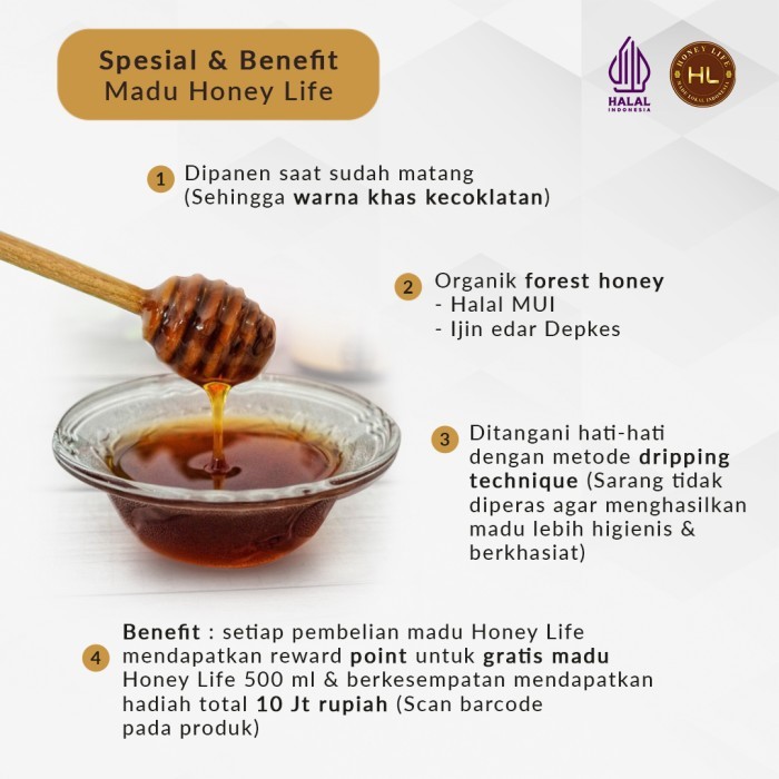 

MADU HONEY LIFE 640ML