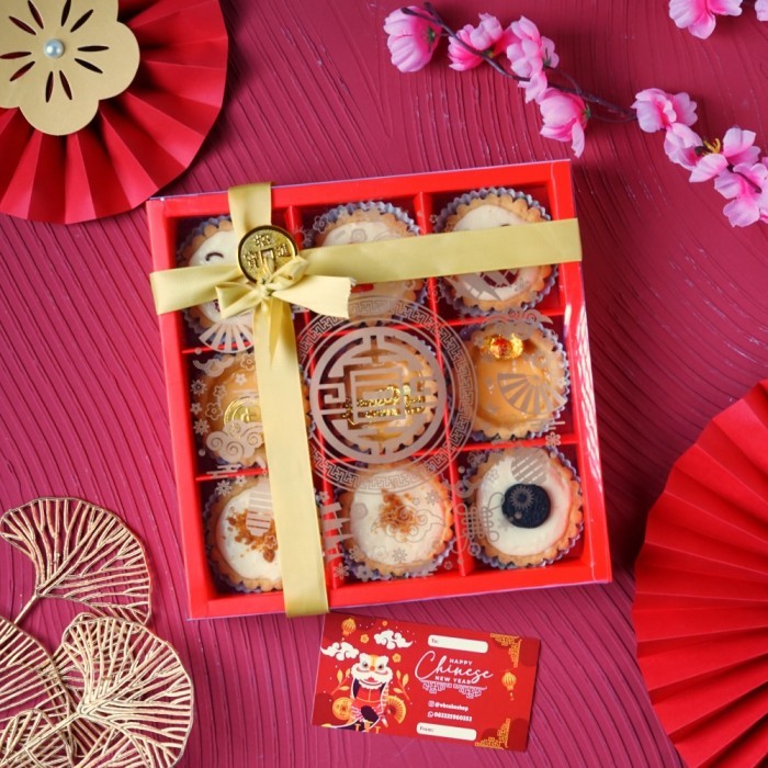 

Pie cheese cream isi 9 hampers Imlek