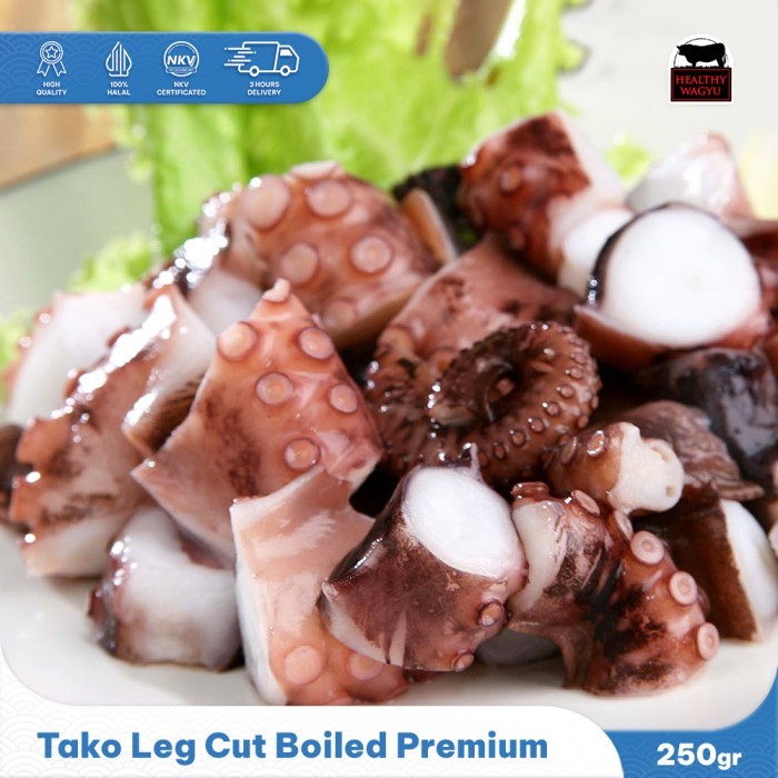 

Tako Leg Cut Boiled Cut Octopus Kaki Gurita Potong 250gr