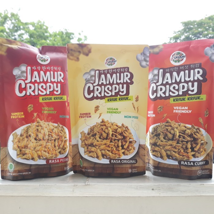 

Ina - Keripik - Kripik Jamur Crispy Kriuk Kriuk D'Veggie Vegan & Vegetarian