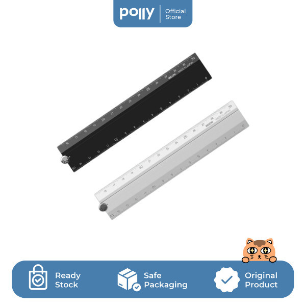 

TERLARIS! MIDORI Foldable Ruler 30 cm / Penggaris Alumunium