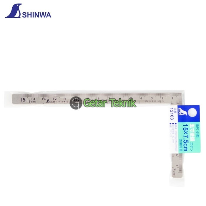 

TERLARIS! Shinwa Rules Mini Square 12103 Penggaris Siku scale 5-dimensioner