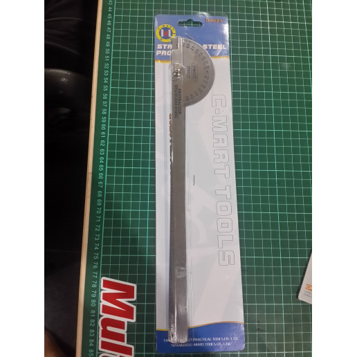 

Busur Derajat / Protractor Stainless 25CM C-MART