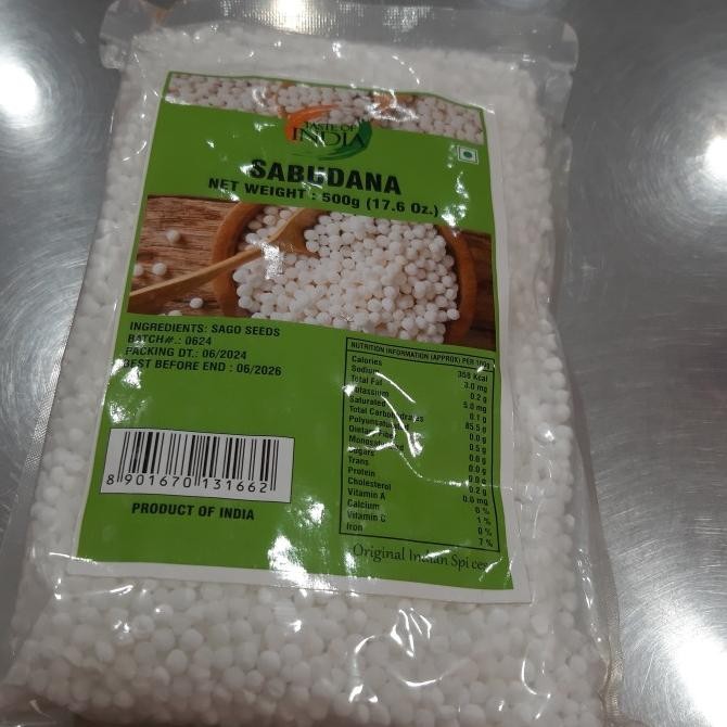 

paling diminati] tasty of india sabudana 500 gm