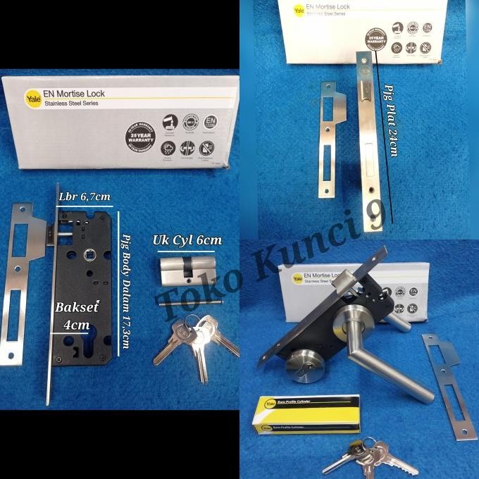 PROMO Handle Pintu Yale /Yale YTL 060 Komplit Kunci Yale