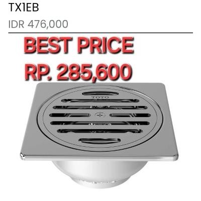 

TX1EBTOTOFLOORDRAINW/SQUAREFLANGE(FOR2"G.IPIPE)(115115mm)MODELGARIS100%ORIGINALDANBARU