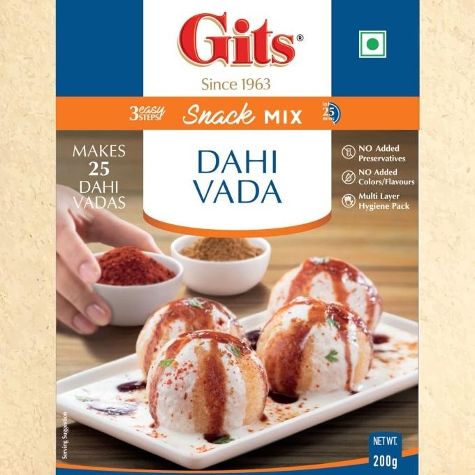 

\\\\\] GITS INSTANT DAHI VADA SNACK MIX 200G / Instant India Snack Mix