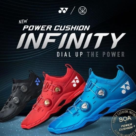 New Sepatu badminton Yonex Power Cushion Infinity Boa 2 Original Terlaris