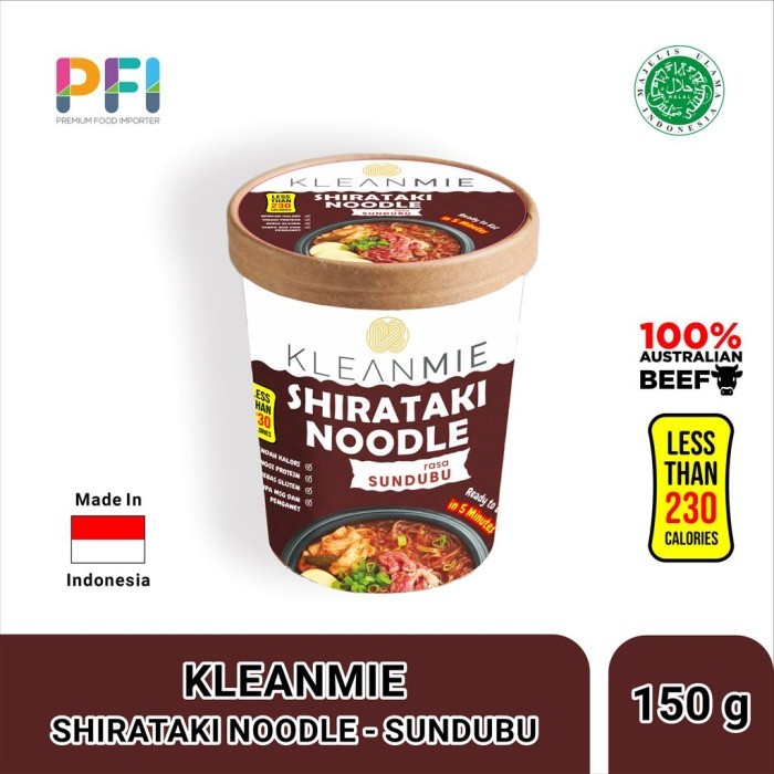 

TERBARU! Kleanmie Shirataki Noodle Sundubu 150g - Mie Shirataki Korea